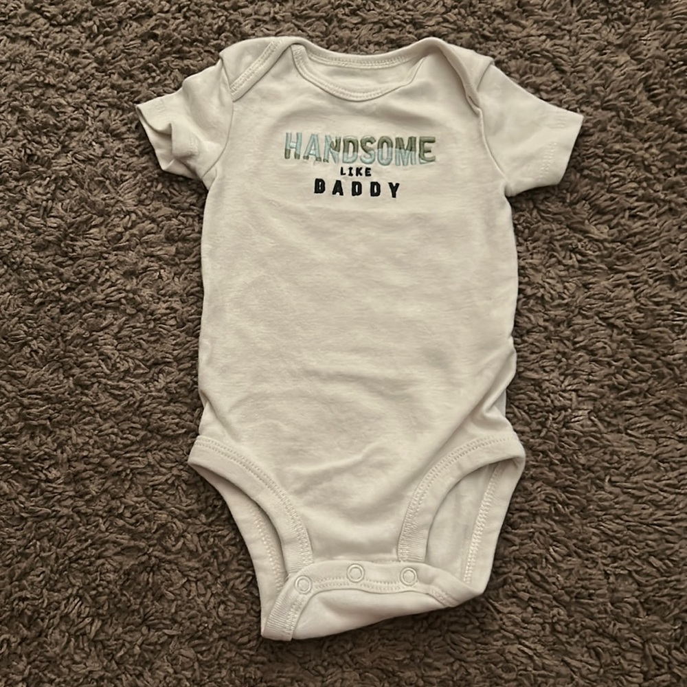 handsome like daddy onesie